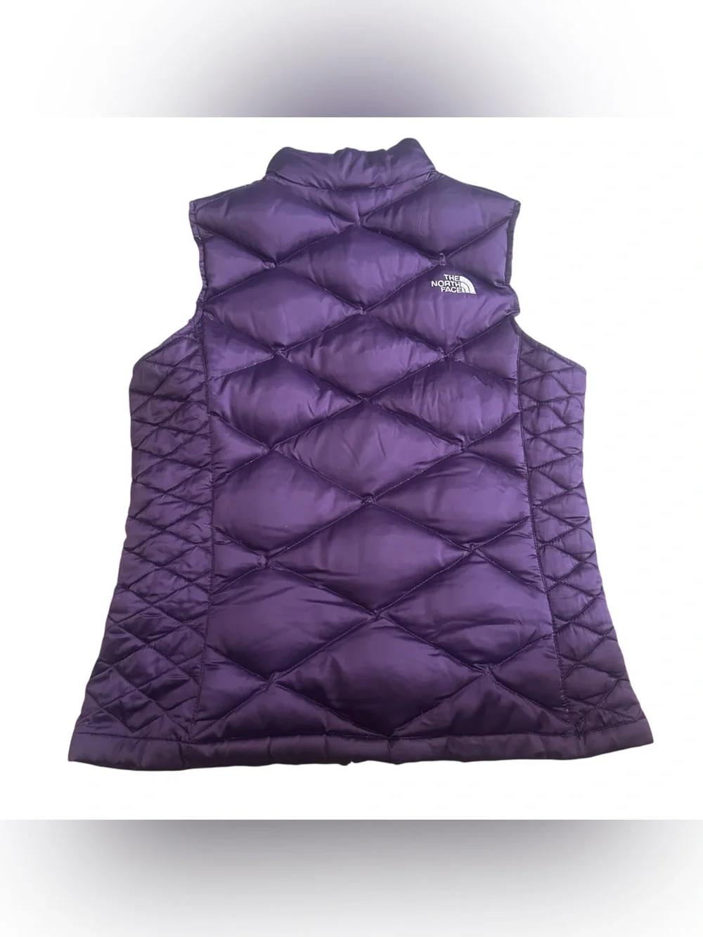 The North Face‎ Goose Down 550 Purple Puffer Vest Youth Girl 14/16
